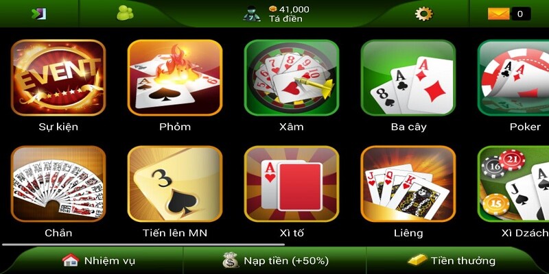 Siêu phẩm phải thử khi đặt chân đến chuyên mục game bài tại Rikvip